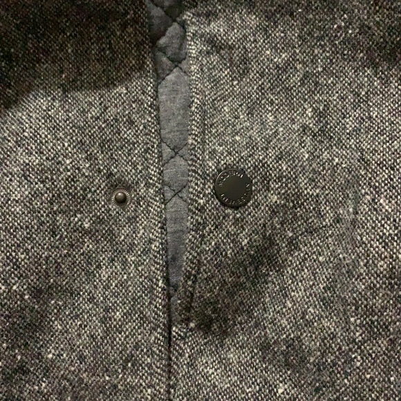 Modern Amusement Wool Snap Up Radecliff Varsity Women’s Jacket Black Sz S - Picture 5 of 8